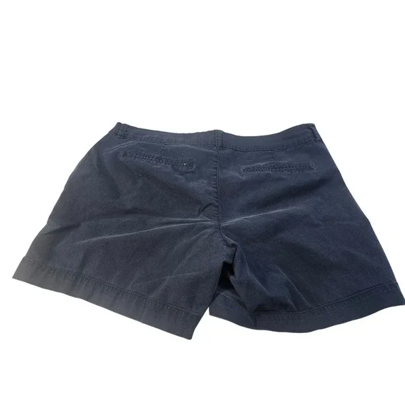 Old Navy Everyday Shorts Bundle Womens 16 Black Navy Blue Chino Twill 2 Pairs - Picture 3 of 12